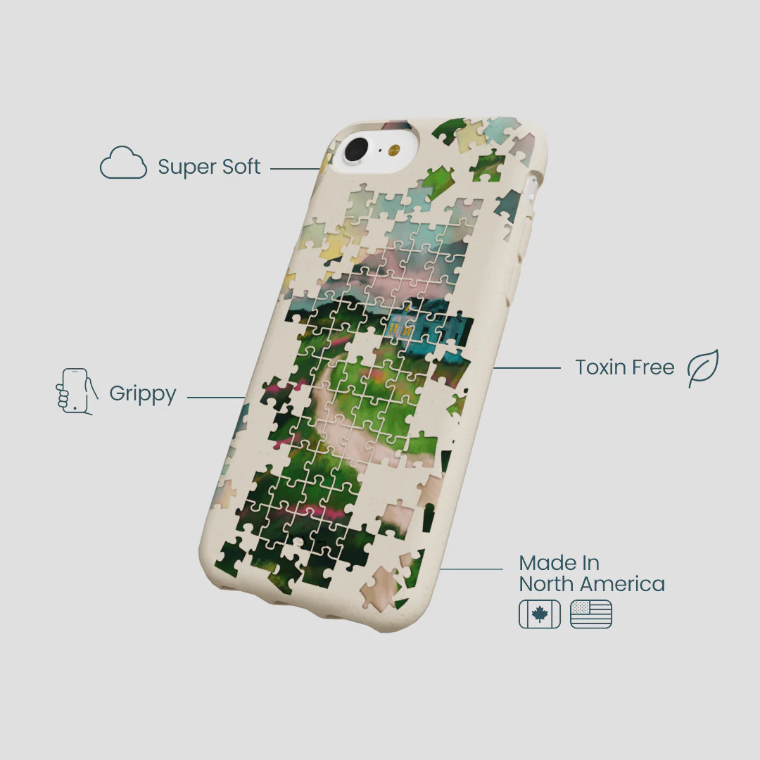London Fog Peaceful Puzzle iPhone 6/6s/7/8/SE Case - Image 4