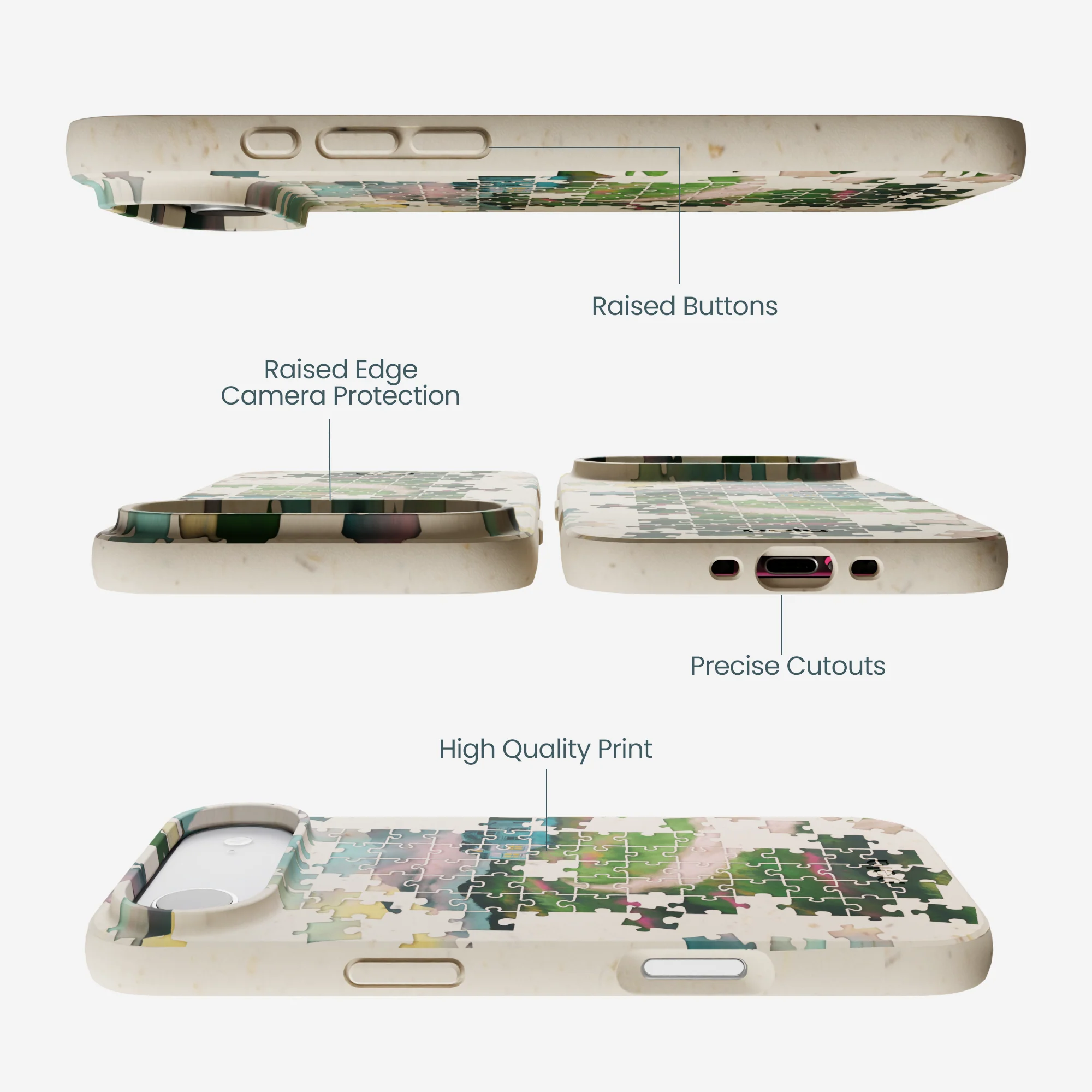 London Fog Peaceful Puzzle iPhone Air Case - Image 3