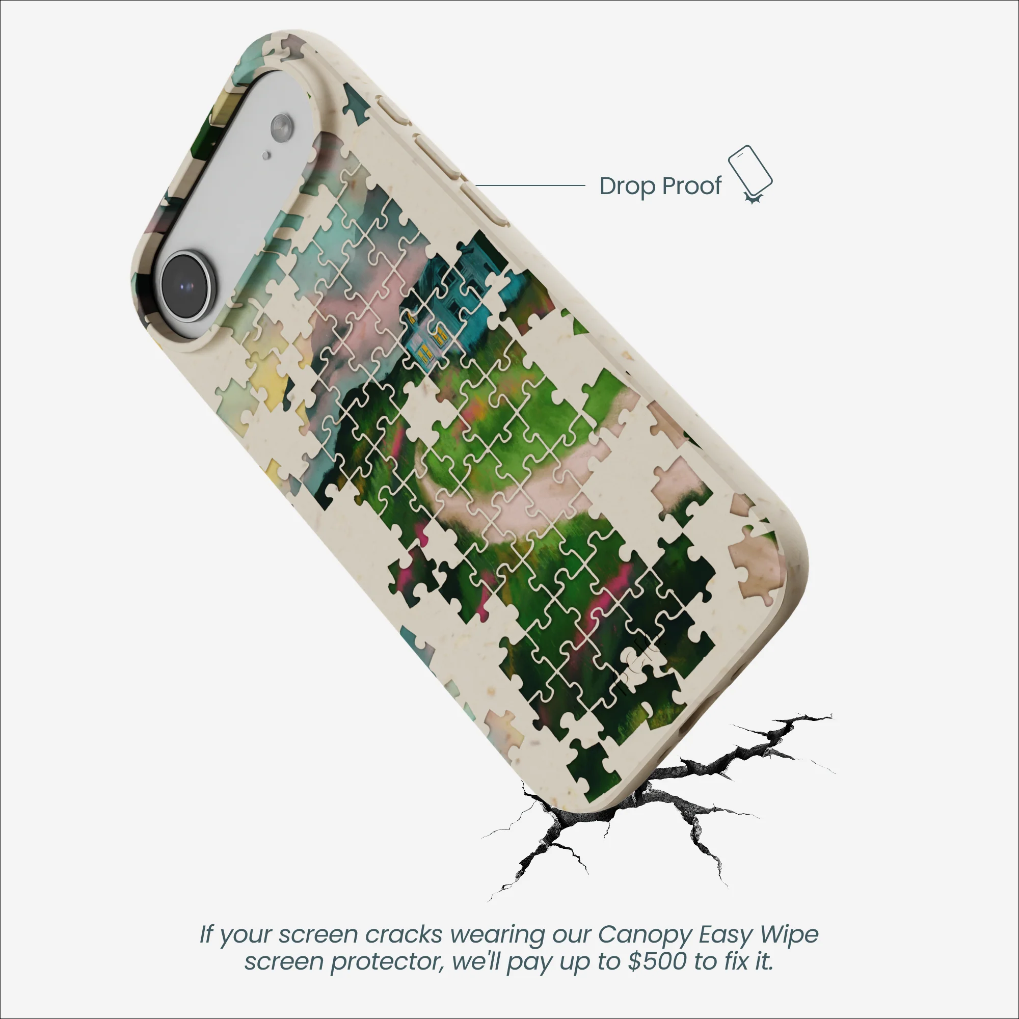 London Fog Peaceful Puzzle iPhone Air Case - Image 5