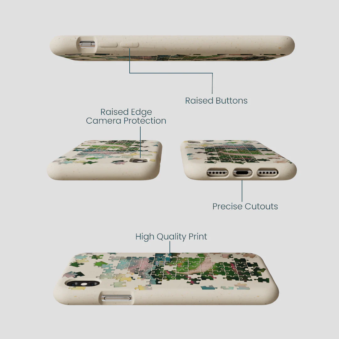 London Fog Peaceful Puzzle iPhone XR Case - Image 3