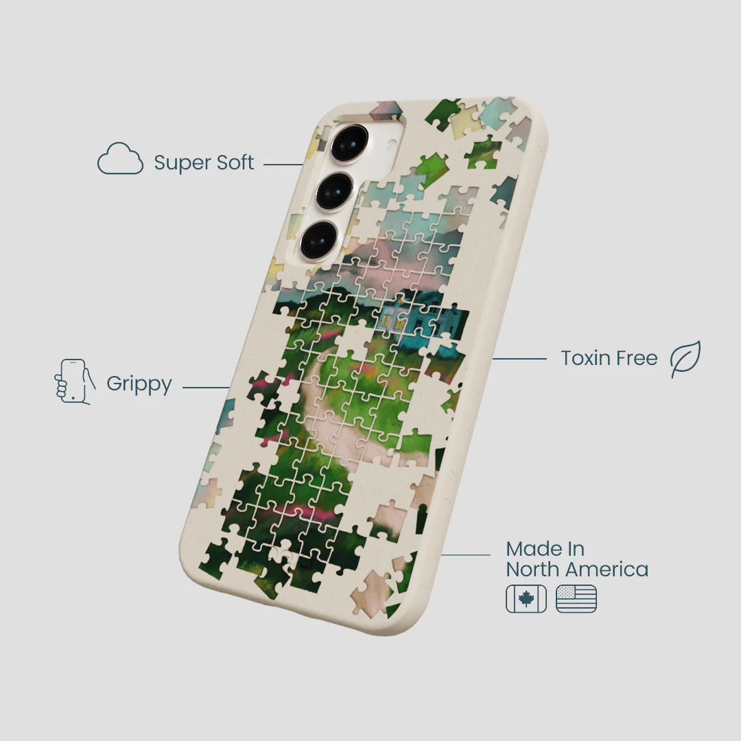 London Fog Peaceful Puzzle Samsung Galaxy S24 Case - Image 3