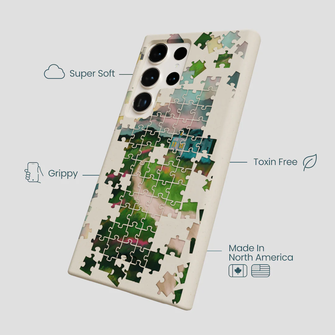 London Fog Peaceful Puzzle Samsung Galaxy S24 Ultra Case - Image 3
