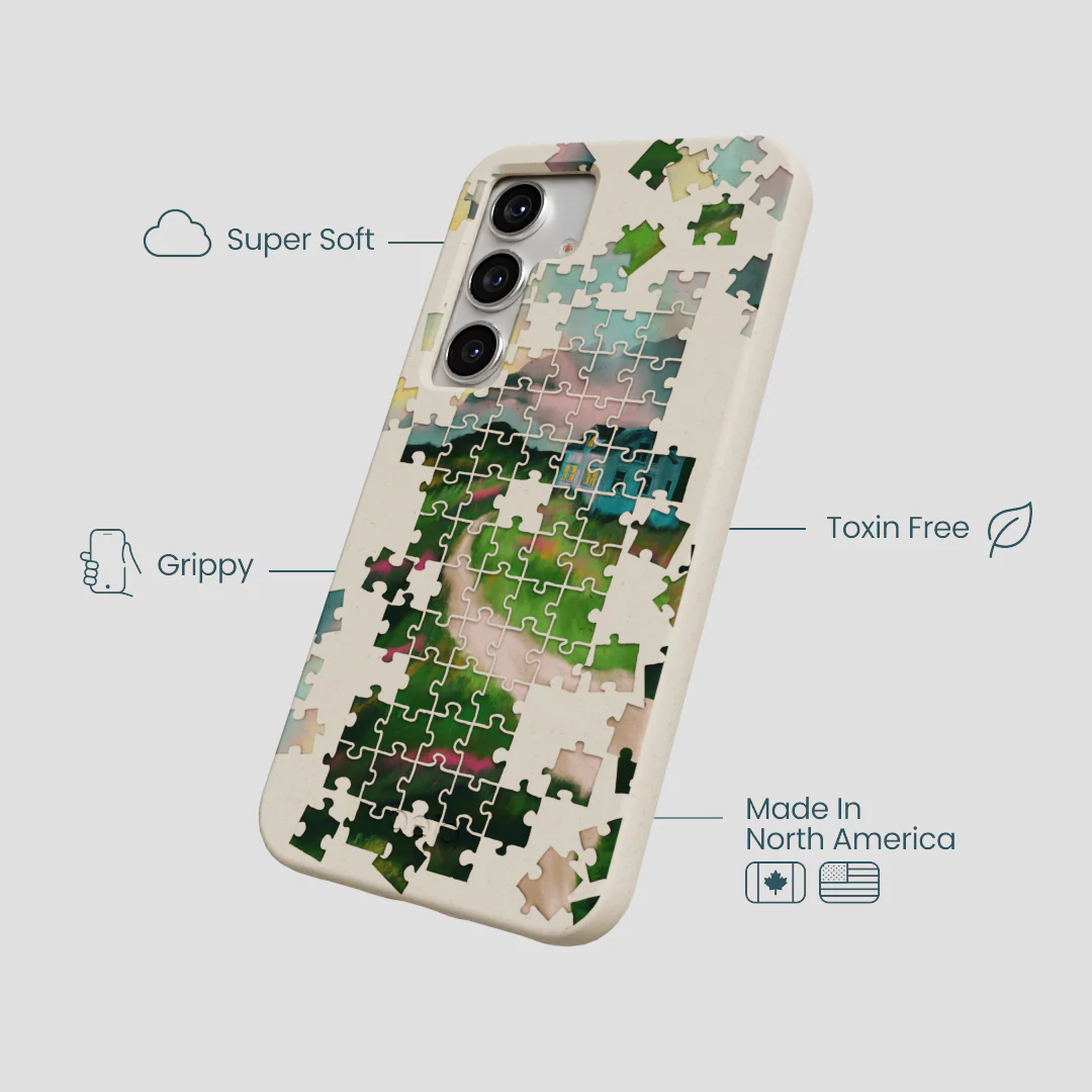 London Fog Peaceful Puzzle Samsung Galaxy S25 Case - Image 3