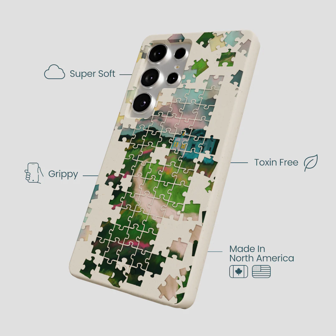 London Fog Peaceful Puzzle Samsung Galaxy S25 Ultra Case - Image 3