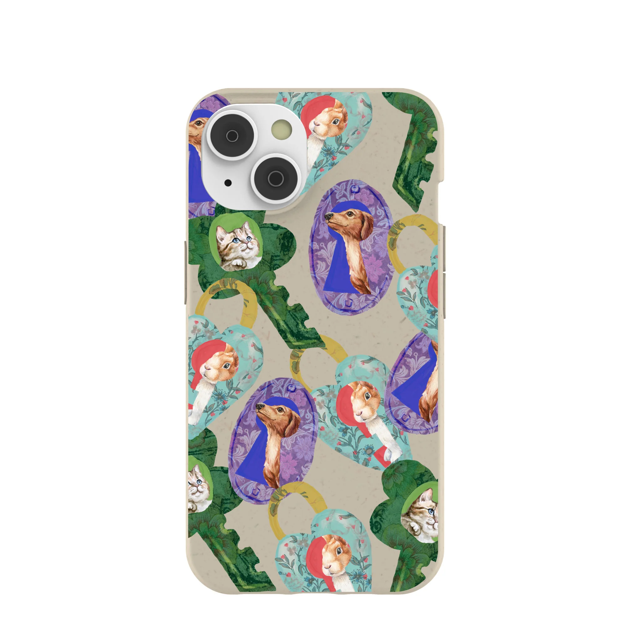 London Fog Pet Locket iPhone 14 Case