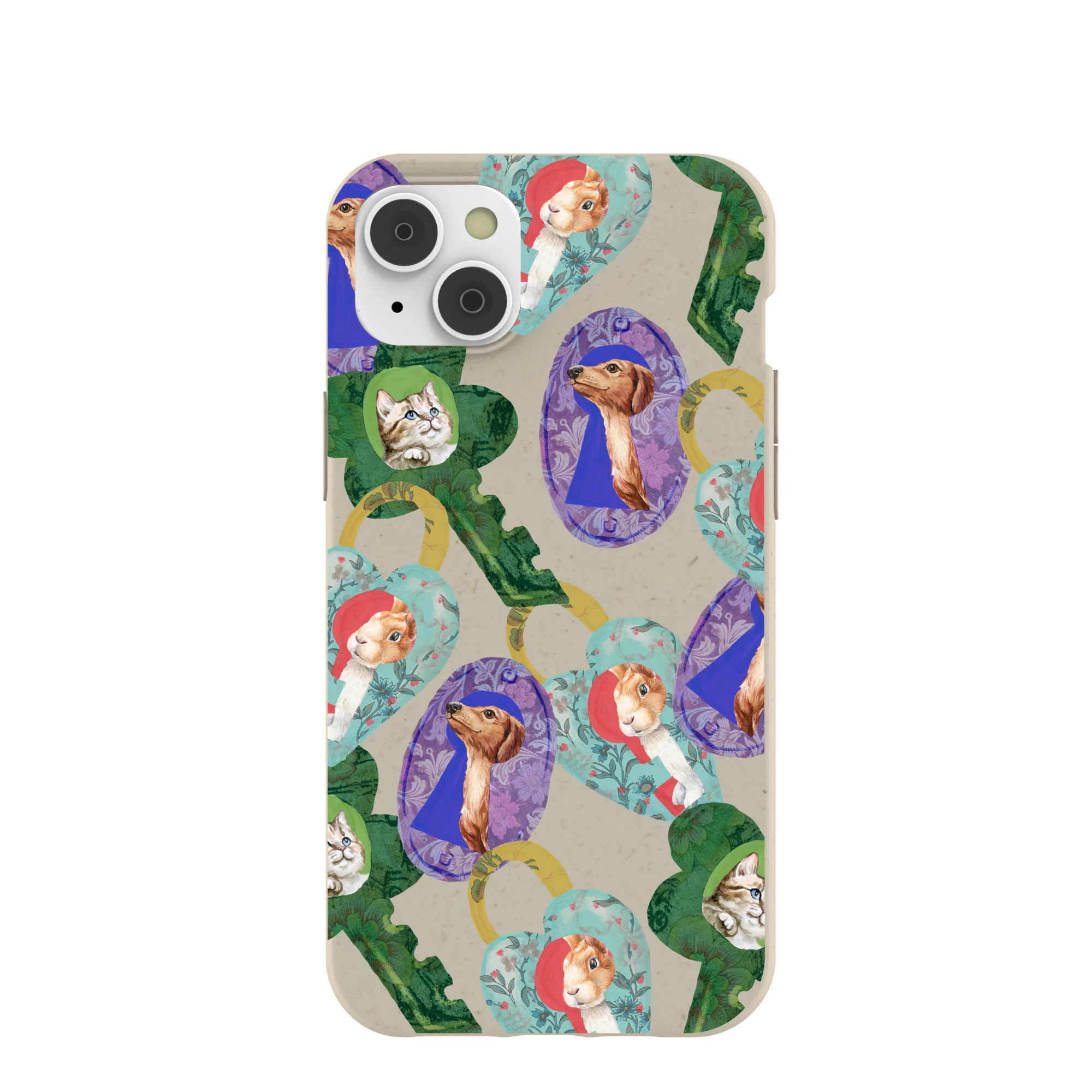 London Fog Pet Locket iPhone 14 Plus Case