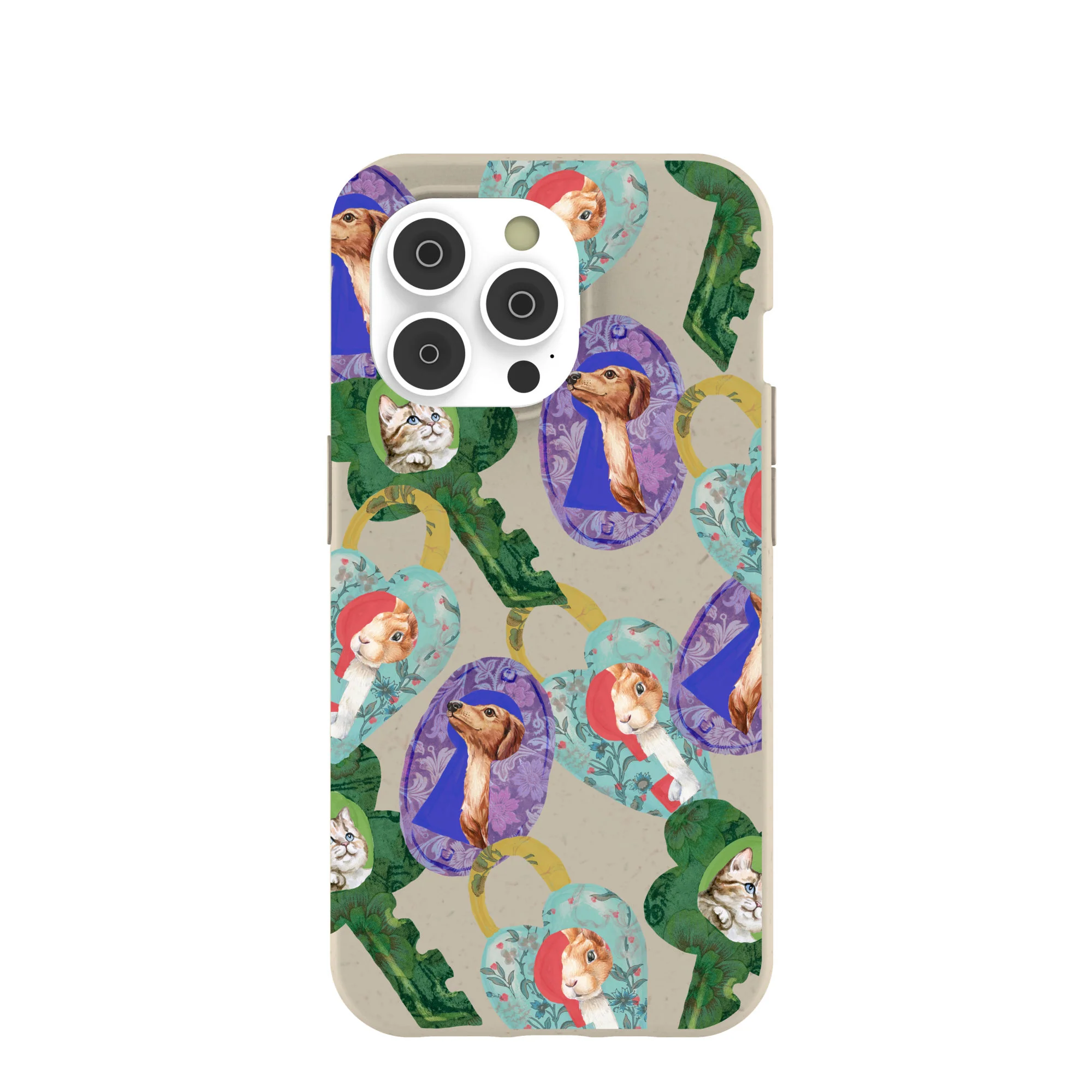 London Fog Pet Locket iPhone 14 Pro Case