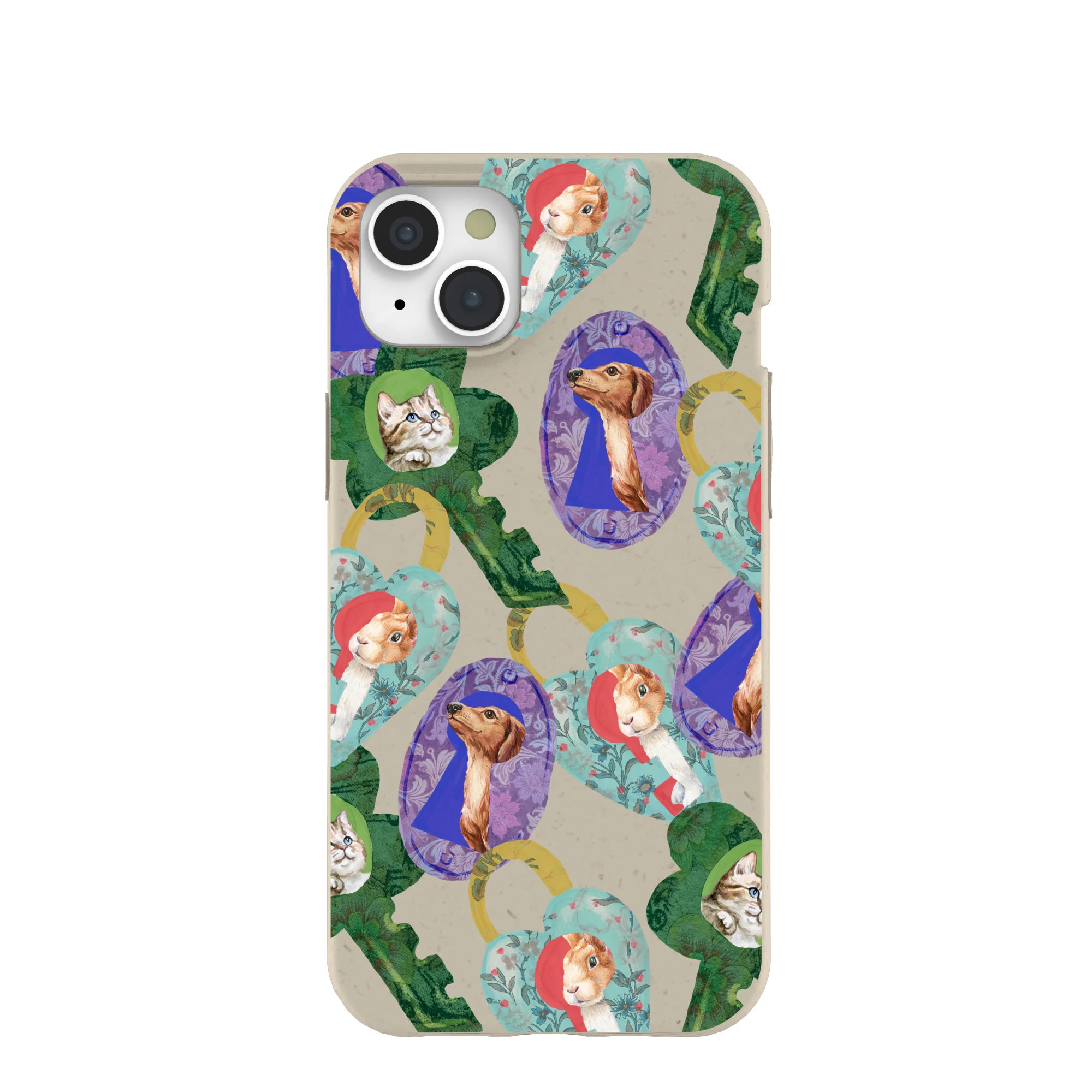 London Fog Pet Locket iPhone 15 Plus Case