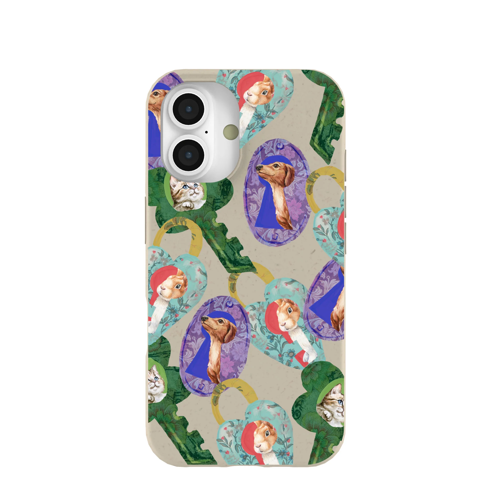 London Fog Pet Locket iPhone 16 Case