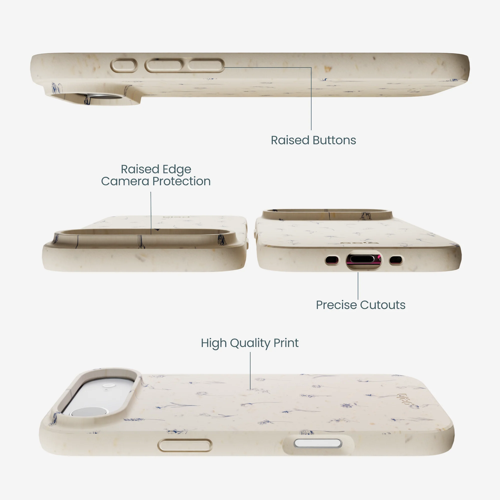 London Fog Petite Perennials iPhone Air Case - Image 3