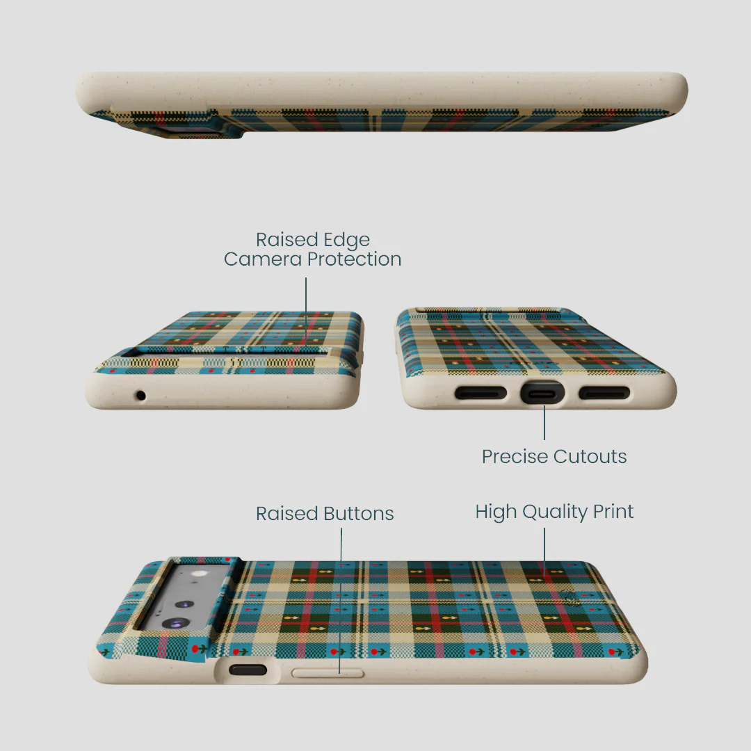 London Fog Plaid Picnic Google Pixel 6a Case - Image 3