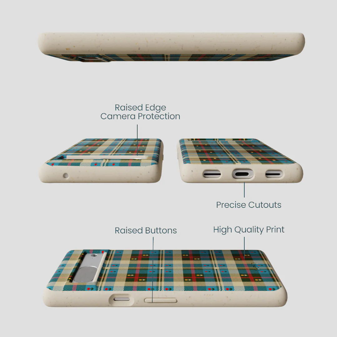 London Fog Plaid Picnic Google Pixel 7 Case - Image 3