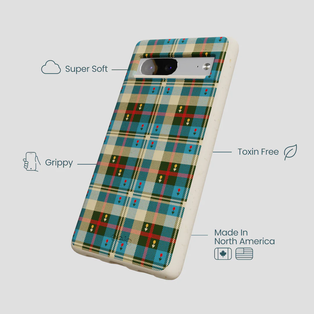 London Fog Plaid Picnic Google Pixel 7 Case - Image 4