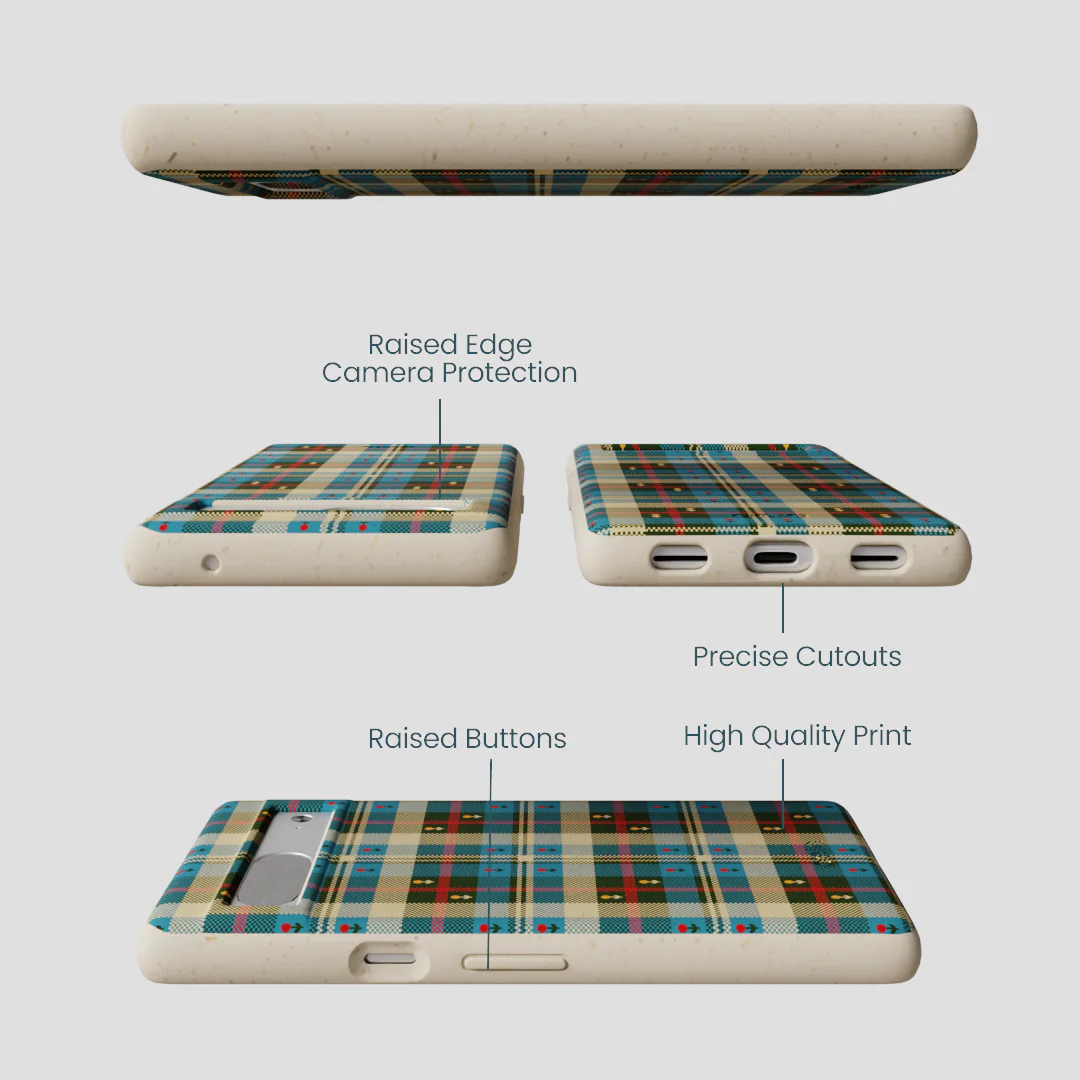 London Fog Plaid Picnic Google Pixel 7a Case - Image 3