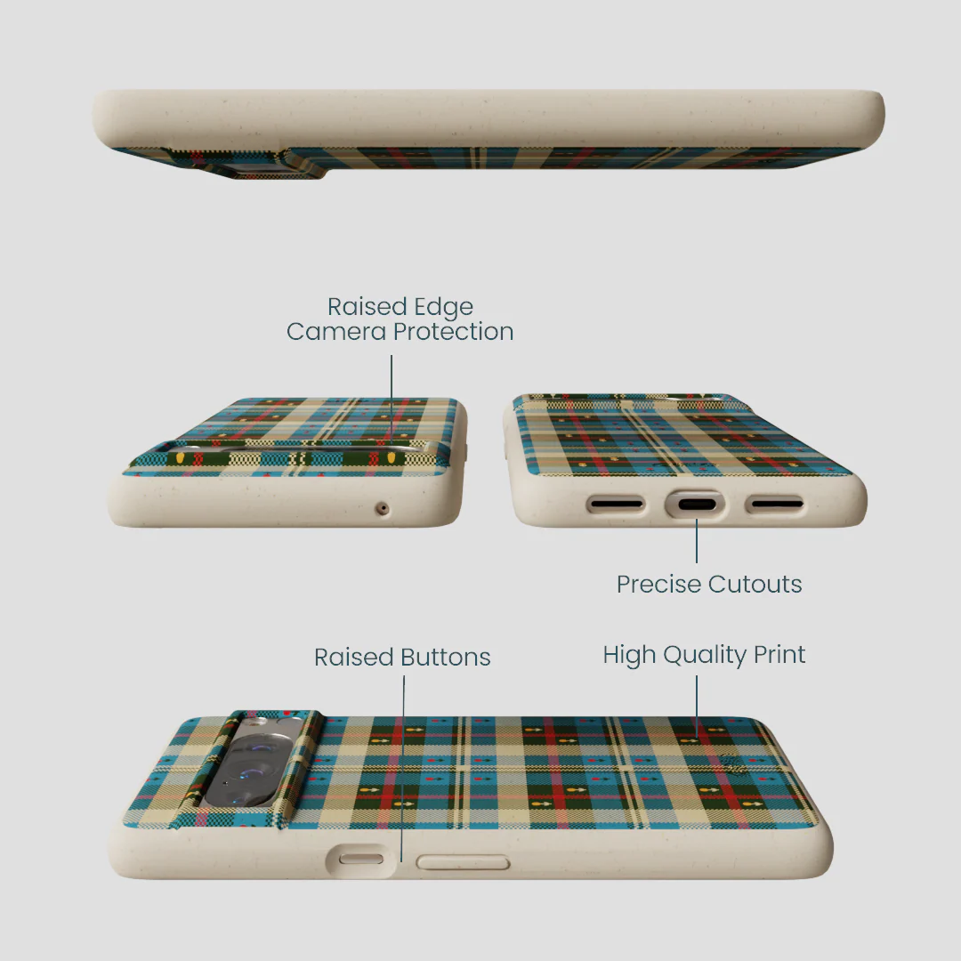 London Fog Plaid Picnic Google Pixel 8 Pro Case - Image 3