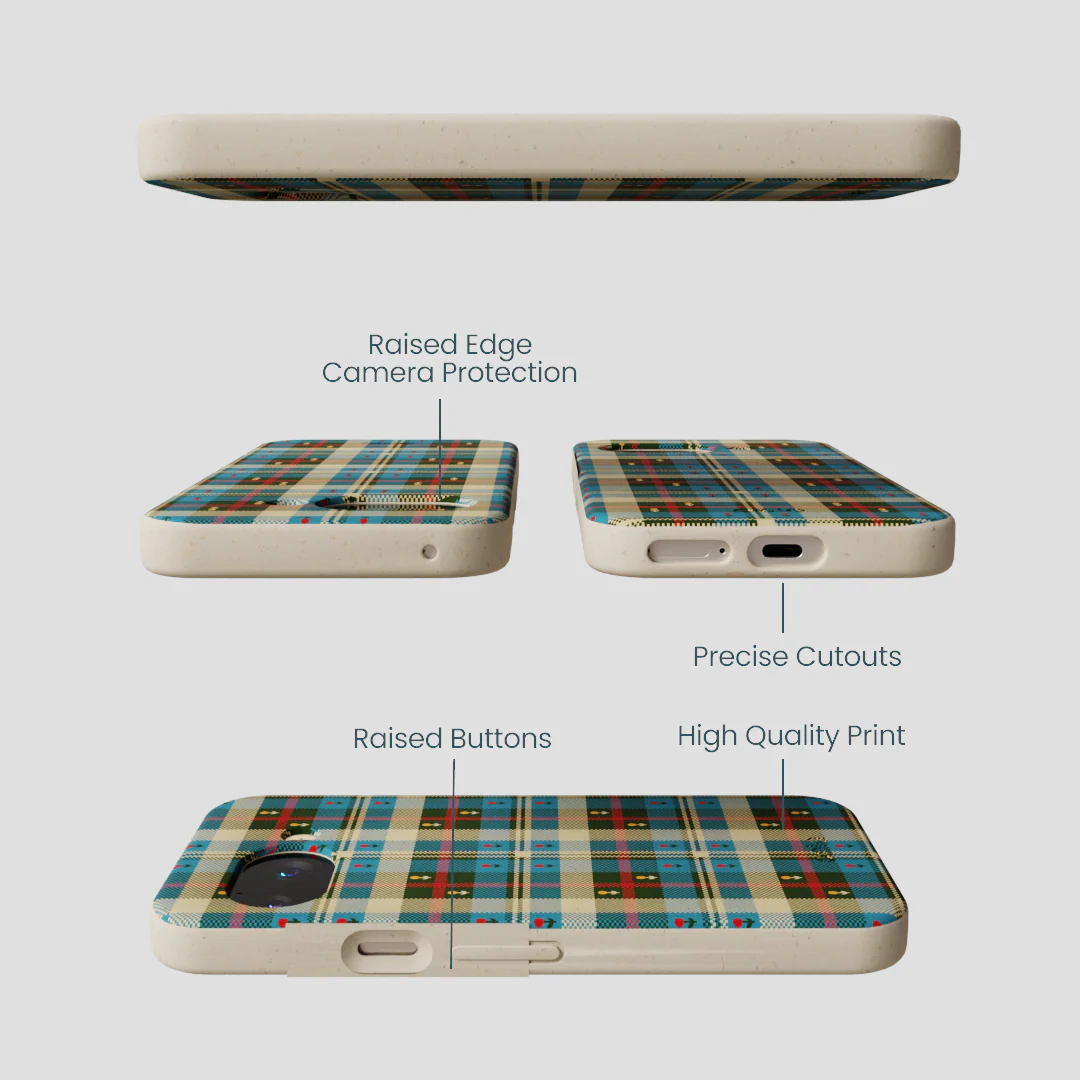 London Fog Plaid Picnic Google Pixel 9a Case - Image 3