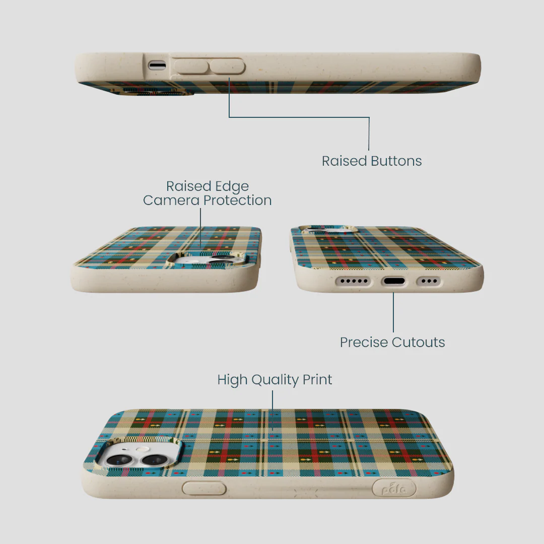 London Fog Plaid Picnic iPhone 12/ iPhone 12 Pro Case - Image 3