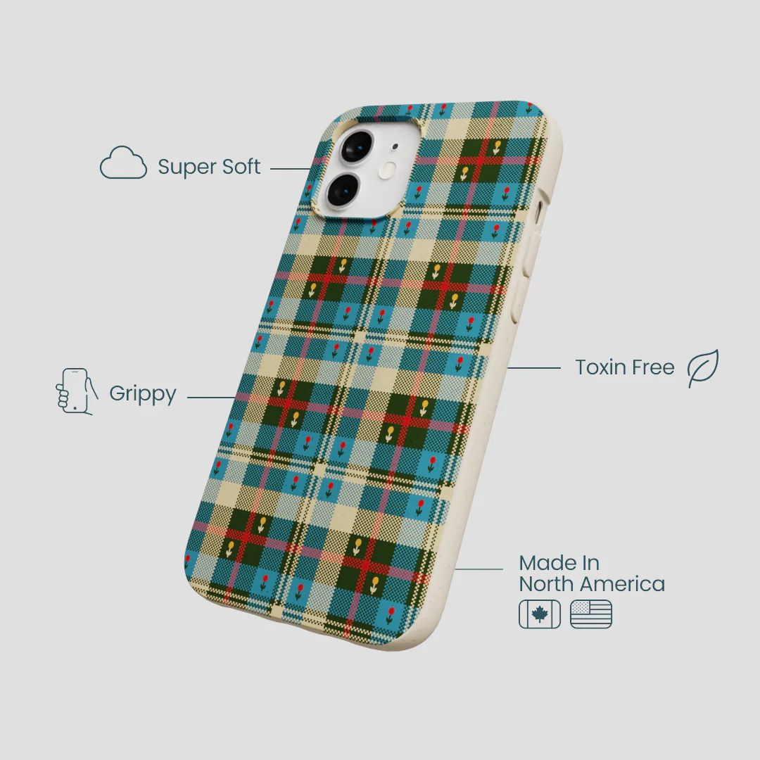 London Fog Plaid Picnic iPhone 12/ iPhone 12 Pro Case - Image 4