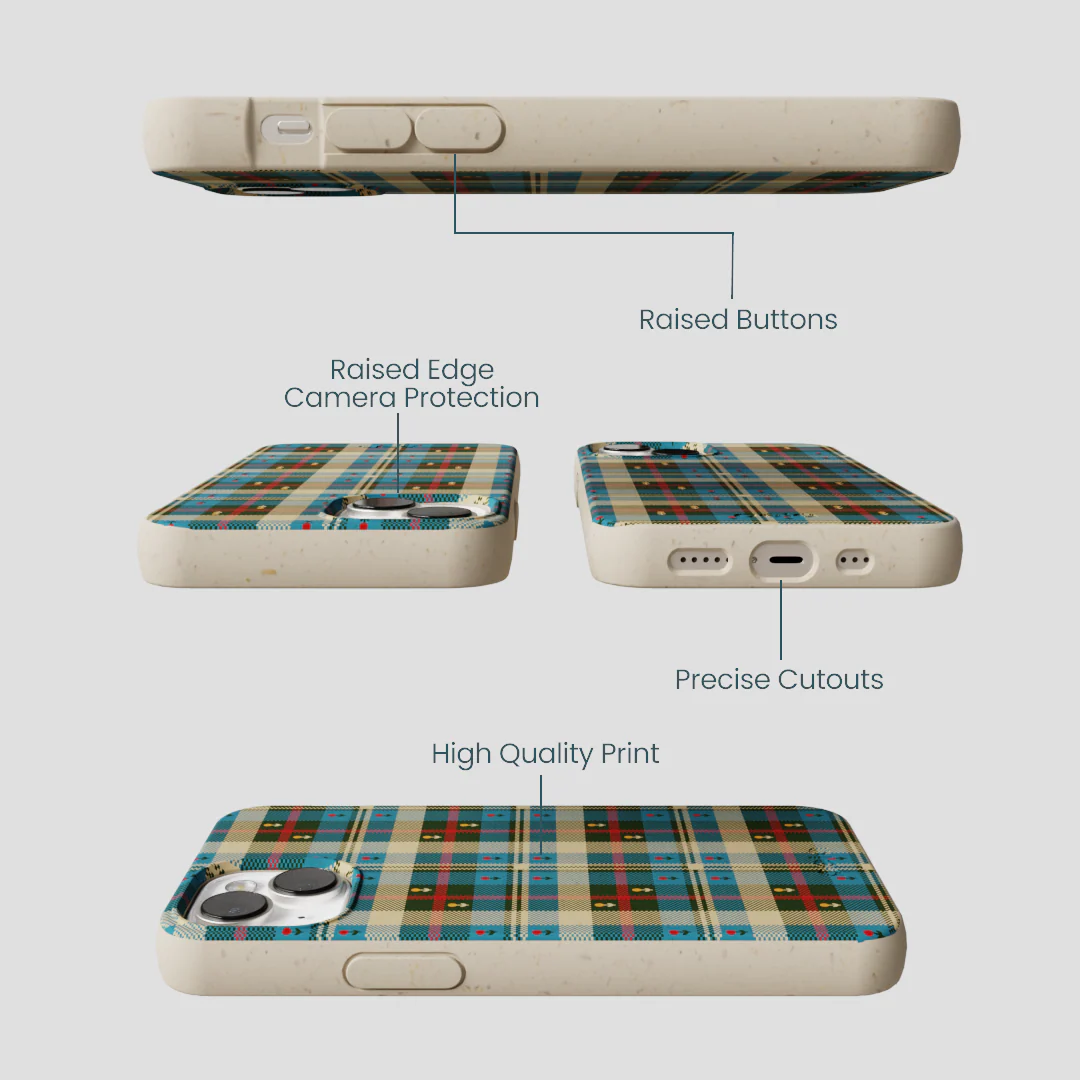 London Fog Plaid Picnic iPhone 13 Case - Image 3