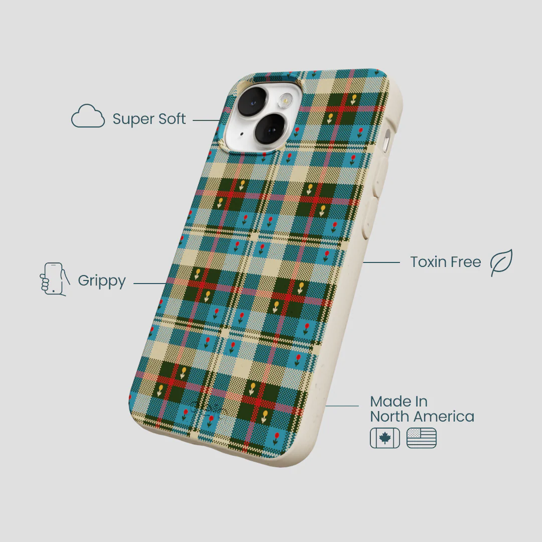 London Fog Plaid Picnic iPhone 13 Case - Image 4
