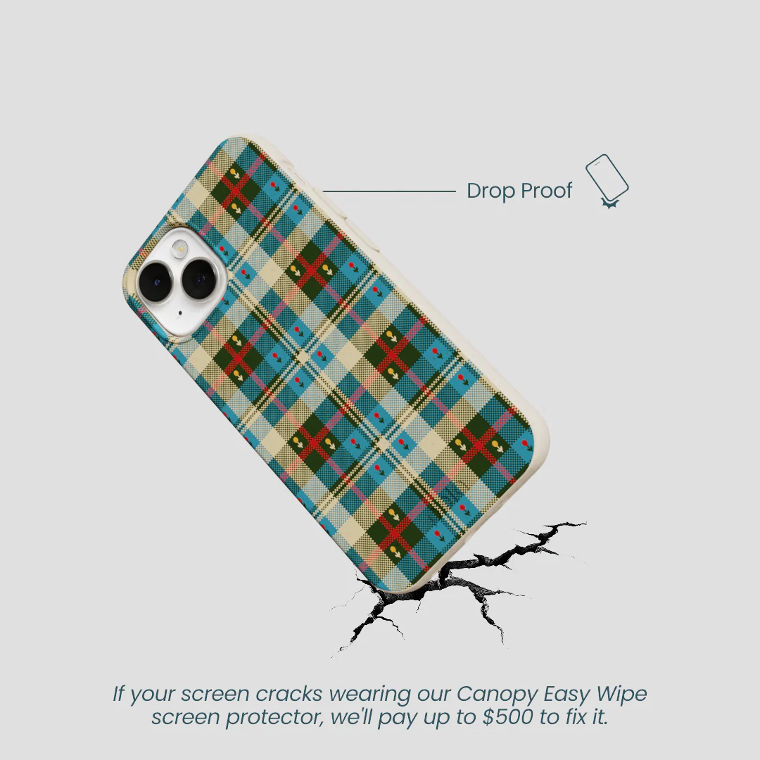 London Fog Plaid Picnic iPhone 13 Mini Case - Image 5
