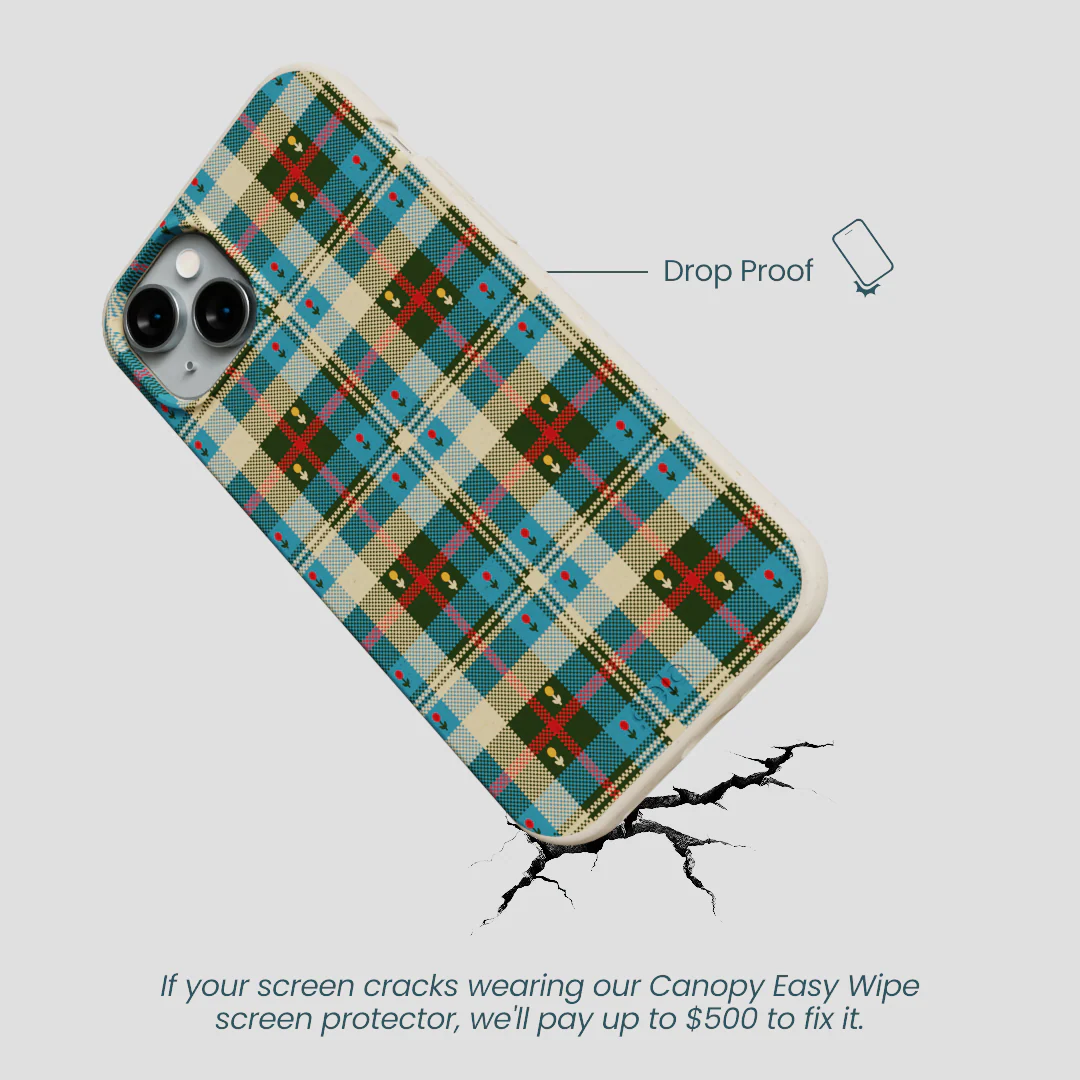 London Fog Plaid Picnic iPhone 14 Plus Case - Image 5