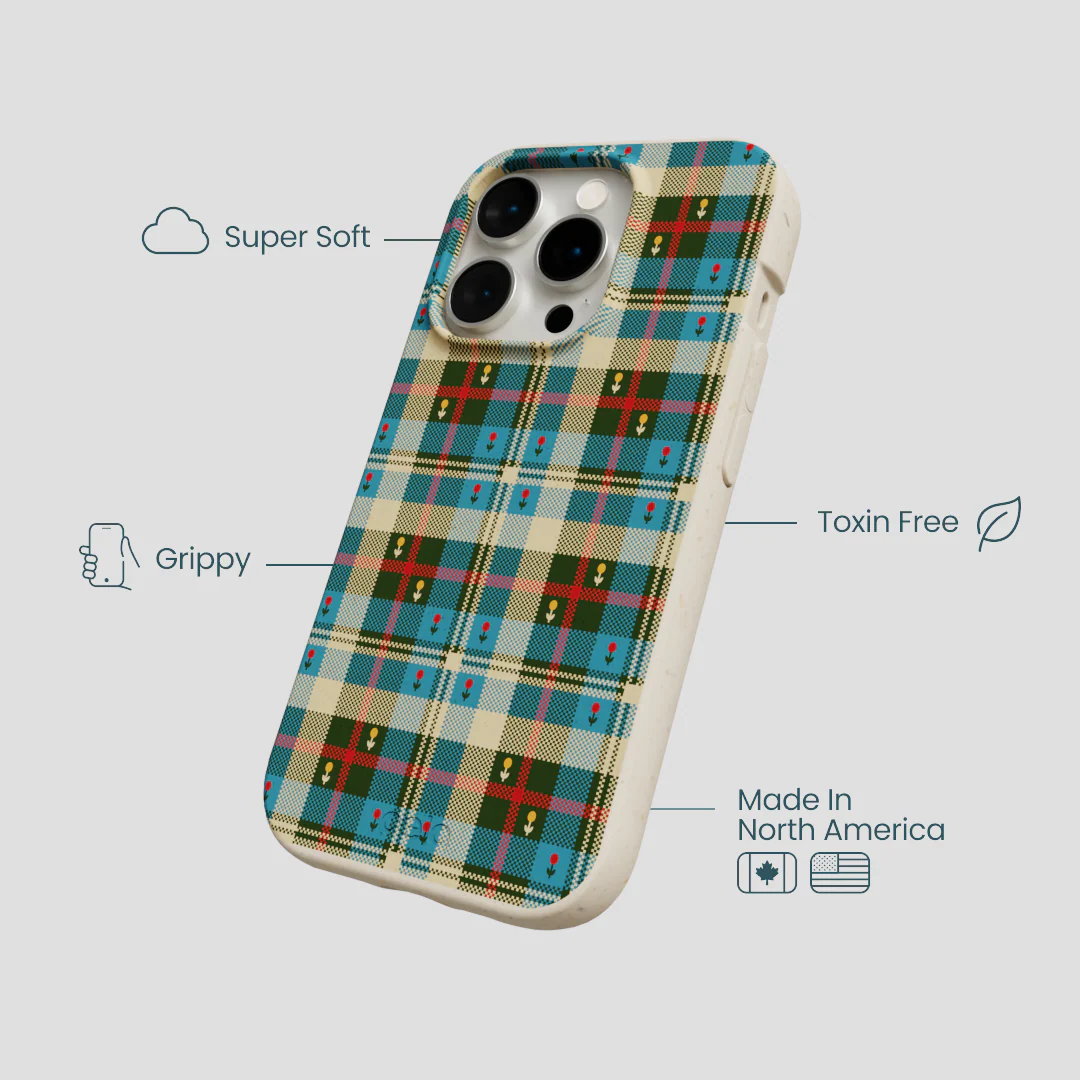 London Fog Plaid Picnic iPhone 14 Pro Case - Image 4