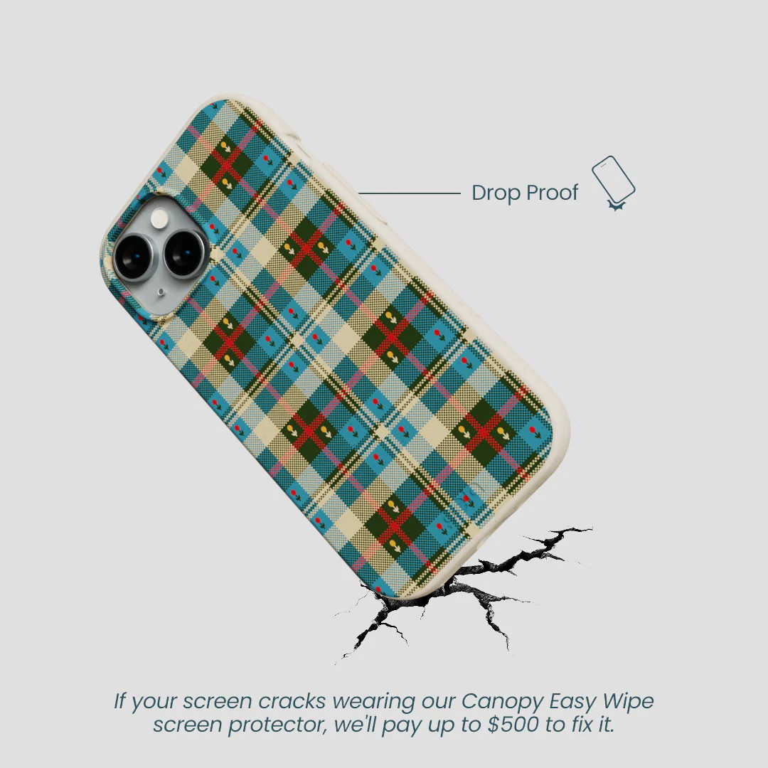 London Fog Plaid Picnic iPhone 15 Case - Image 5