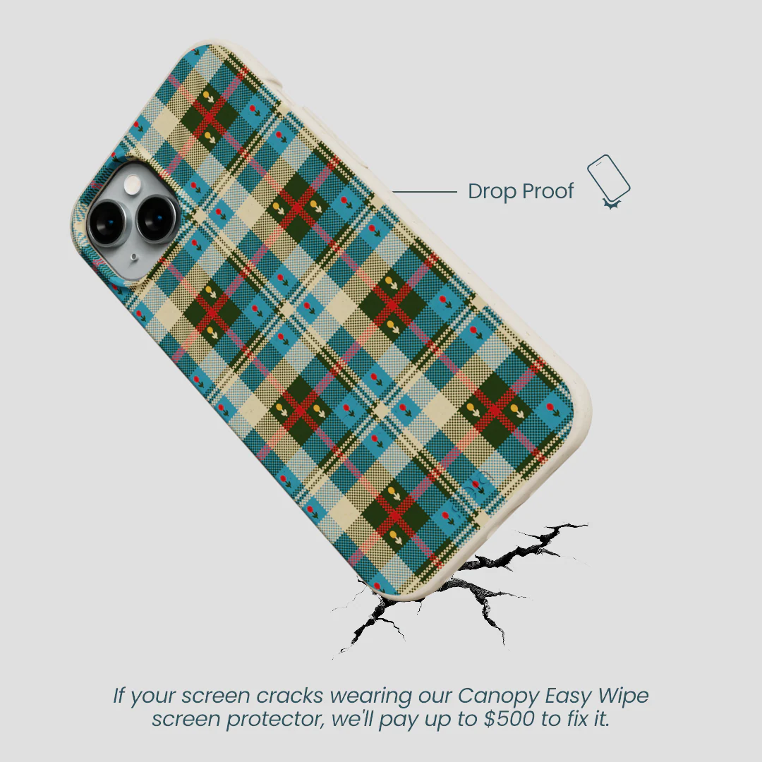 London Fog Plaid Picnic iPhone 15 Plus Case - Image 5