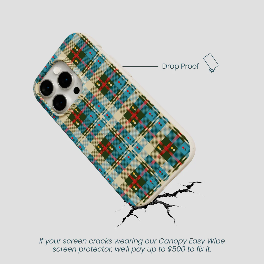 London Fog Plaid Picnic iPhone 15 Pro Case - Image 5