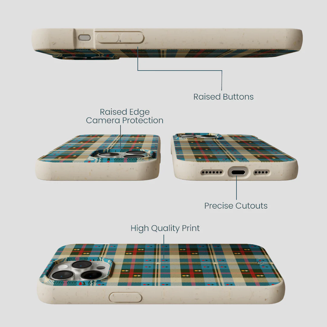 London Fog Plaid Picnic iPhone 15 Pro Max Case - Image 3