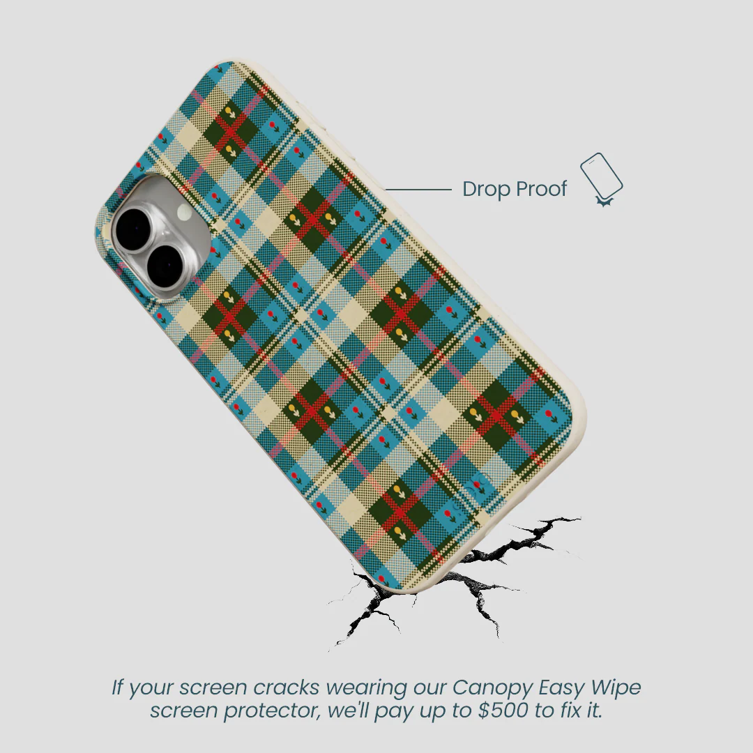London Fog Plaid Picnic iPhone 16 Plus Case - Image 5