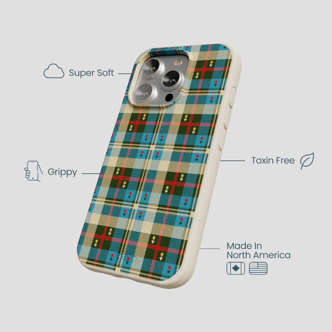 London Fog Plaid Picnic iPhone 16 Pro Case - Image 4