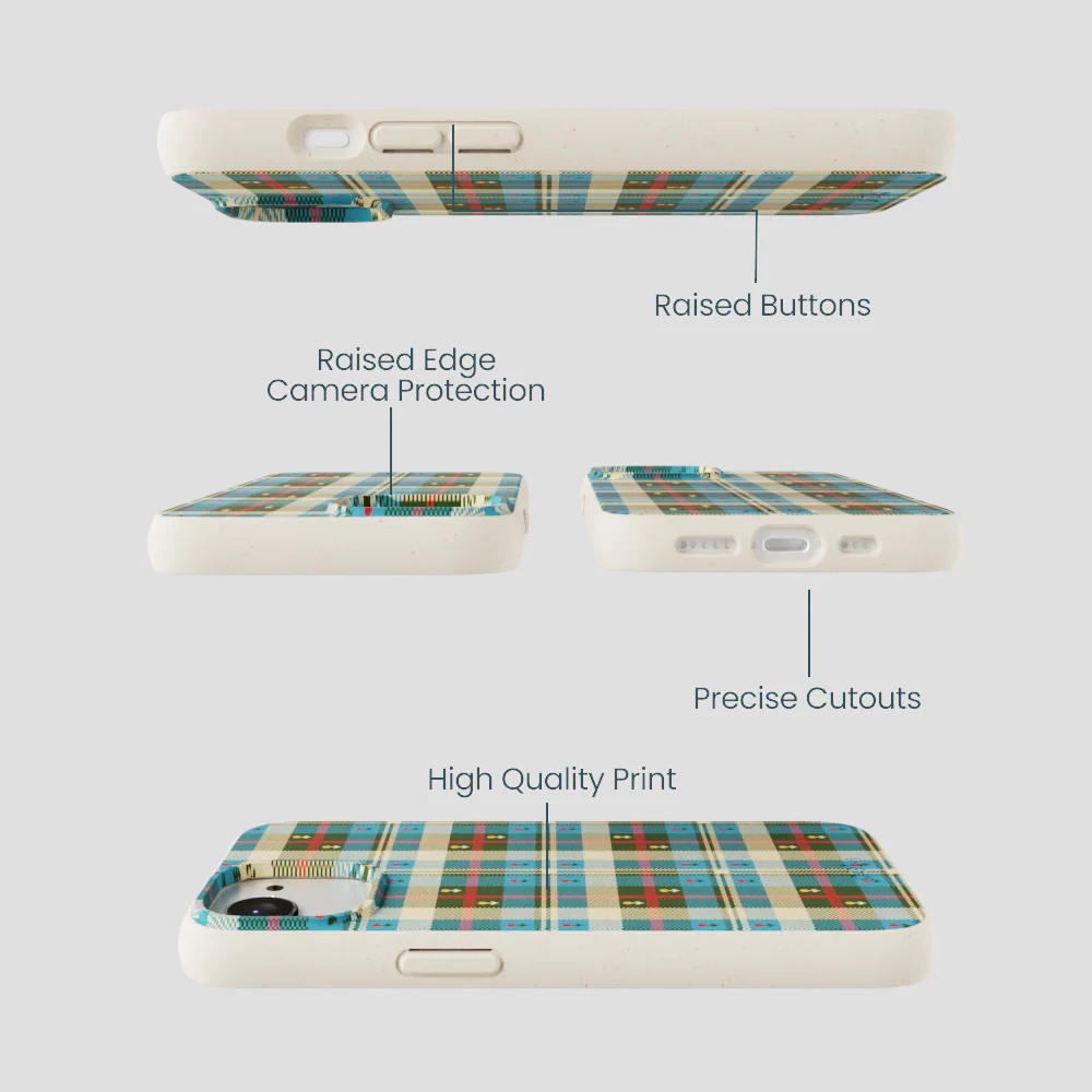 London Fog Plaid Picnic iPhone 16e/17e Case - Image 3