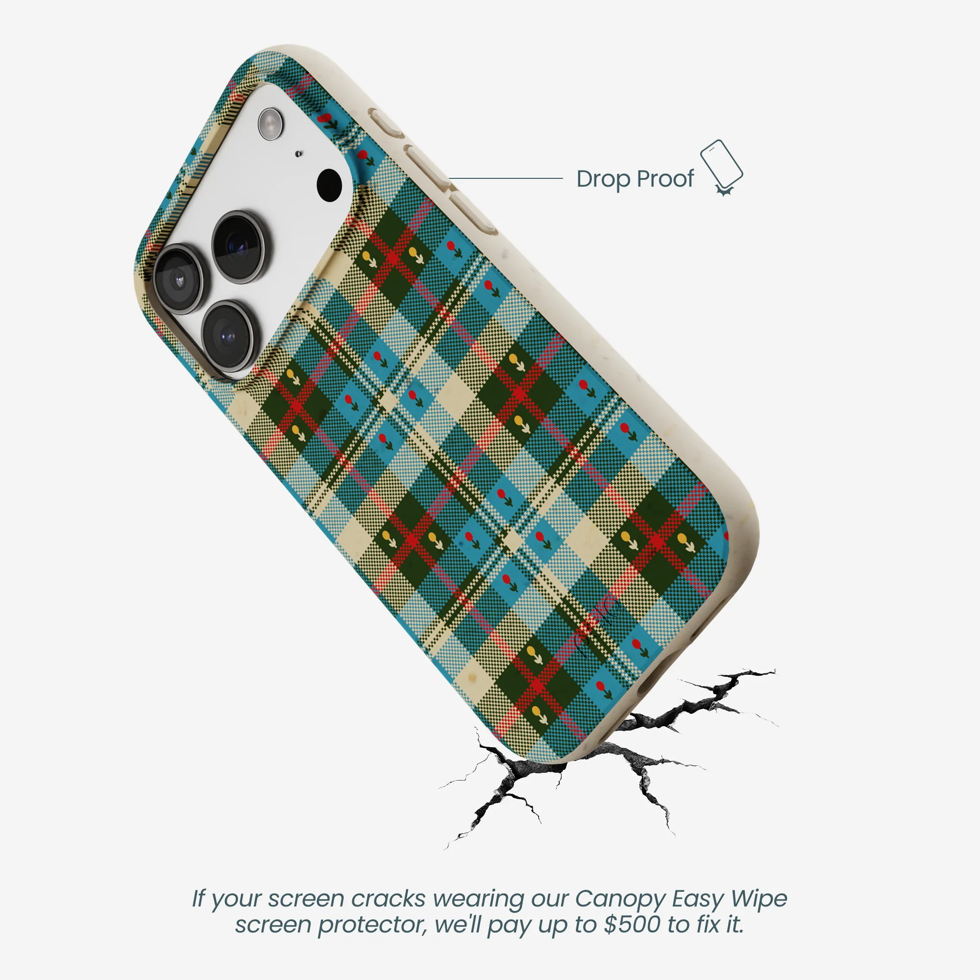 London Fog Plaid Picnic iPhone 17 Pro Case - Image 5