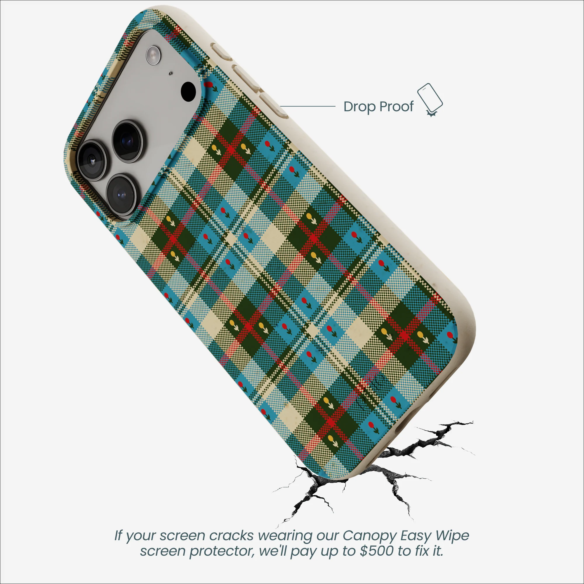 London Fog Plaid Picnic iPhone 17 Pro Max Case - Image 5