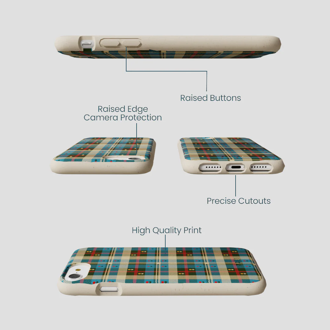 London Fog Plaid Picnic iPhone 6/6s/7/8/SE Case - Image 3