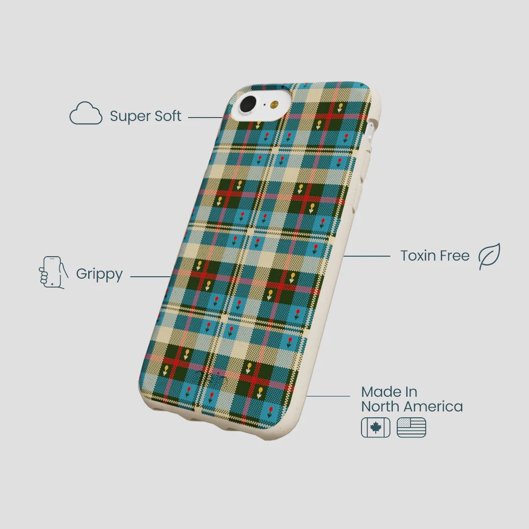 London Fog Plaid Picnic iPhone 6/6s/7/8/SE Case - Image 4