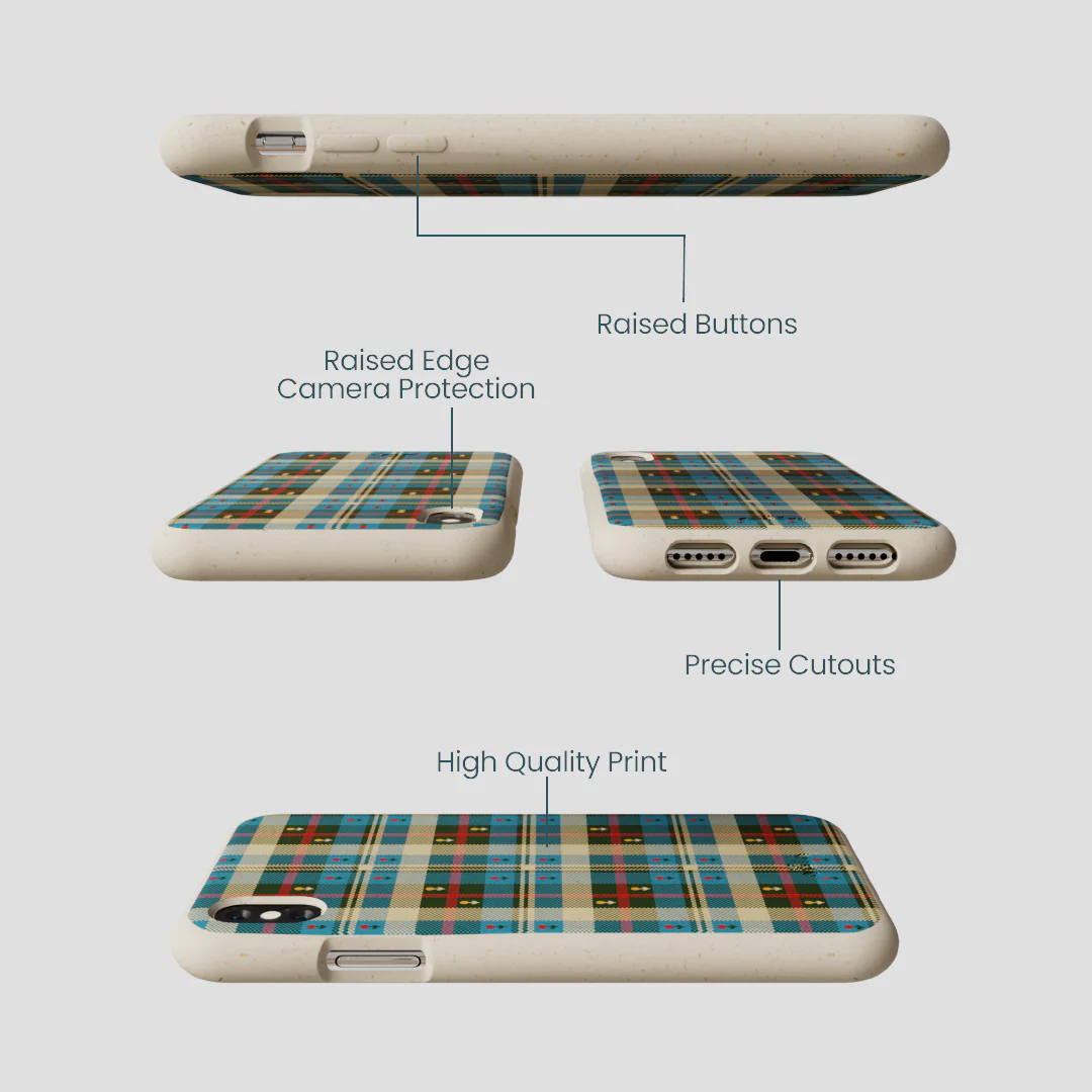 London Fog Plaid Picnic iPhone XR Case - Image 3