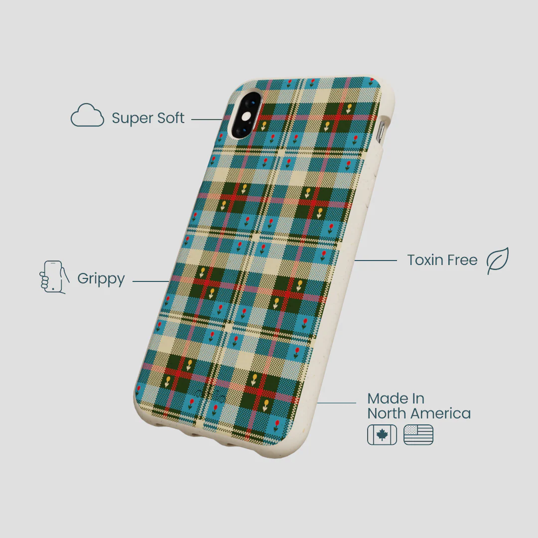 London Fog Plaid Picnic iPhone XR Case - Image 4