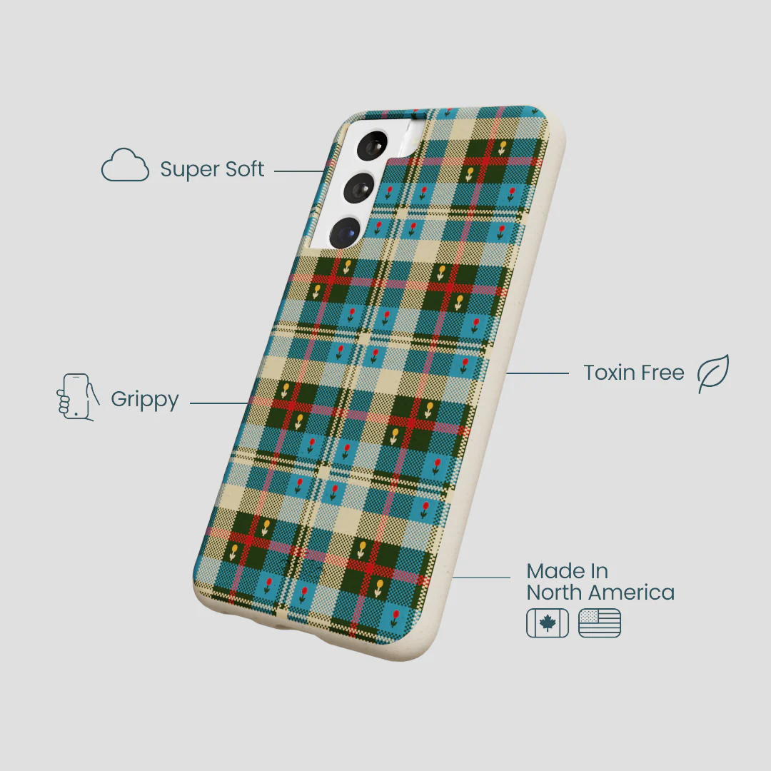 London Fog Plaid Picnic Samsung Galaxy S21 Case - Image 4