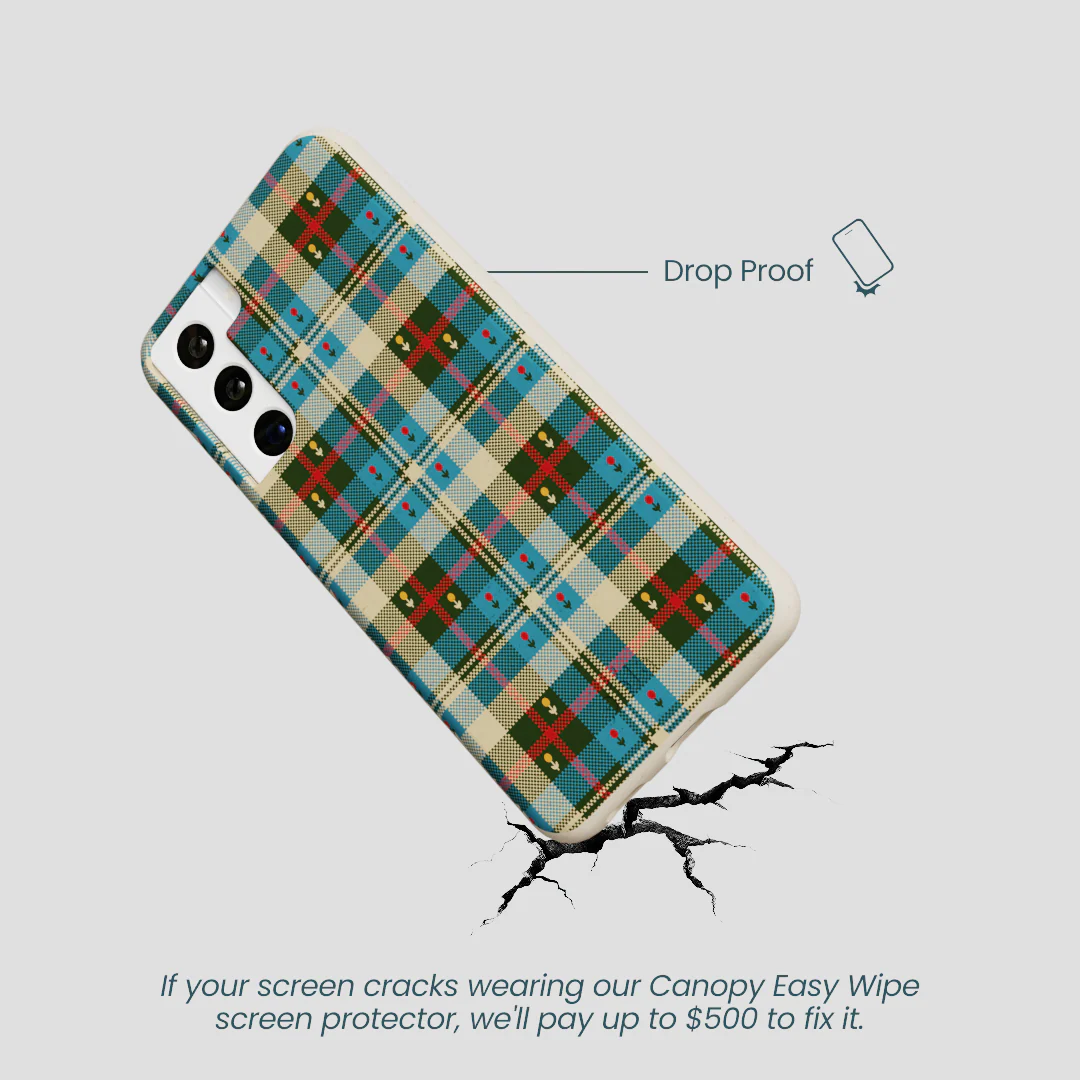 London Fog Plaid Picnic Samsung Galaxy S21 Case - Image 5
