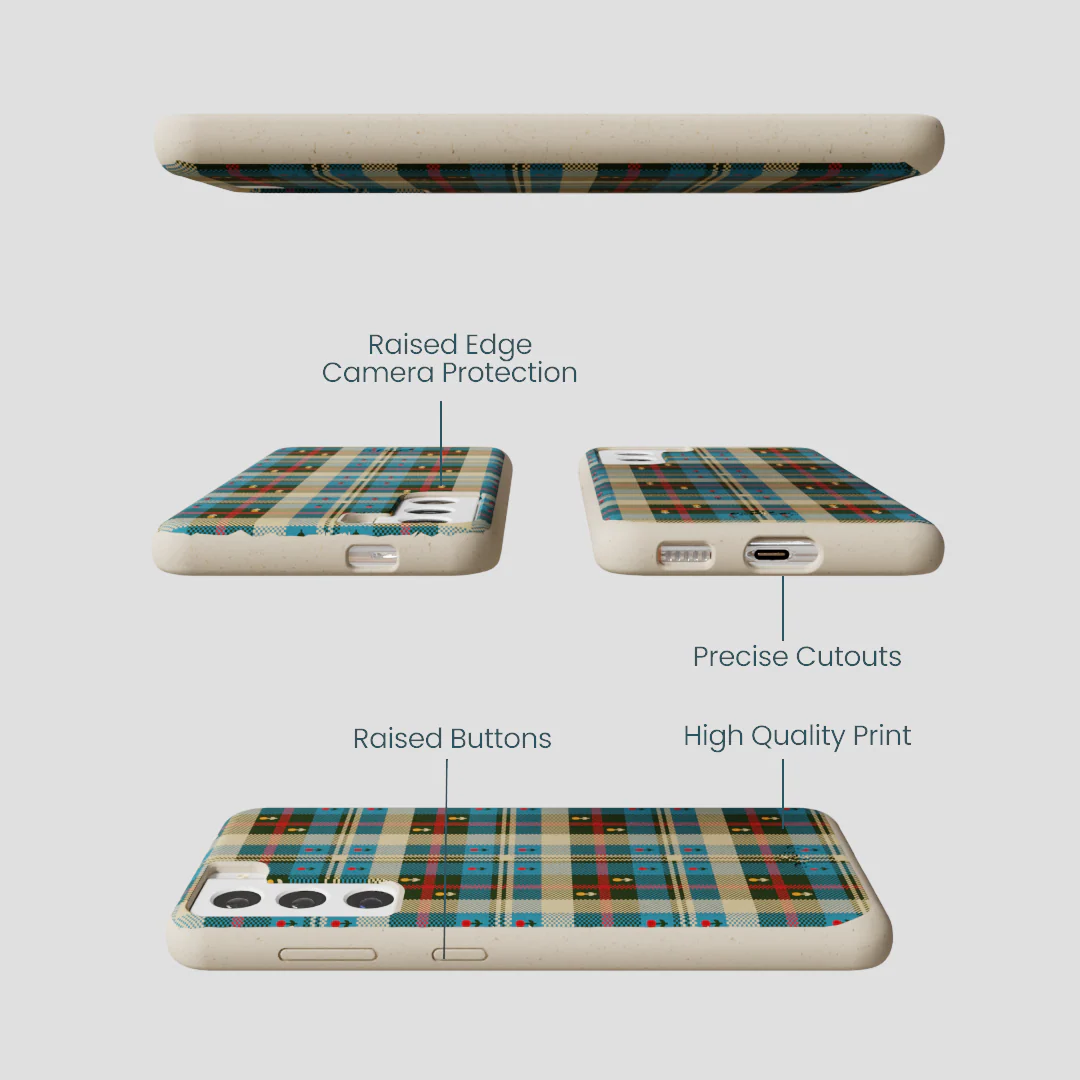 London Fog Plaid Picnic Samsung Galaxy S22 Case - Image 3
