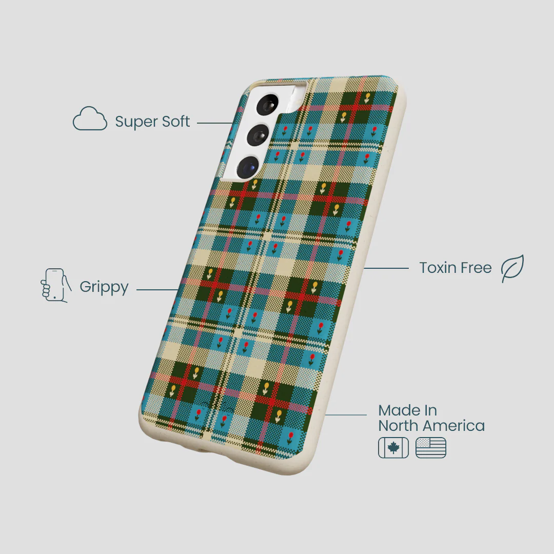 London Fog Plaid Picnic Samsung Galaxy S22 Case - Image 4