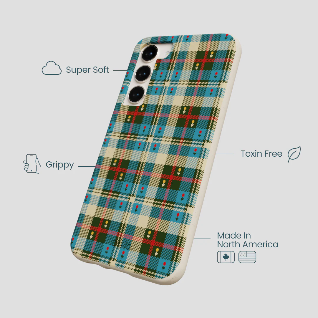 London Fog Plaid Picnic Samsung Galaxy S23+(Plus) Case - Image 4