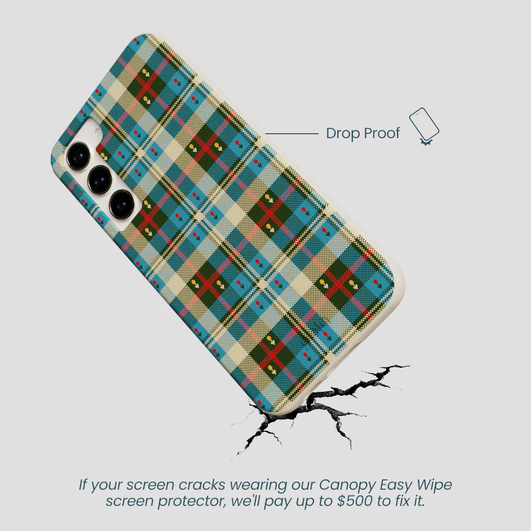 London Fog Plaid Picnic Samsung Galaxy S23+(Plus) Case - Image 5