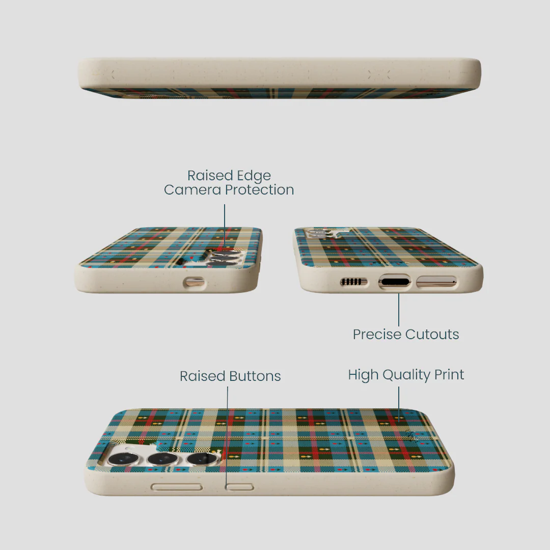 London Fog Plaid Picnic Samsung Galaxy S24 Case - Image 3