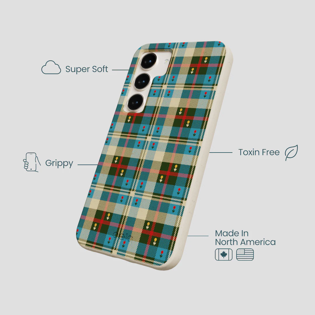 London Fog Plaid Picnic Samsung Galaxy S24 Case - Image 4