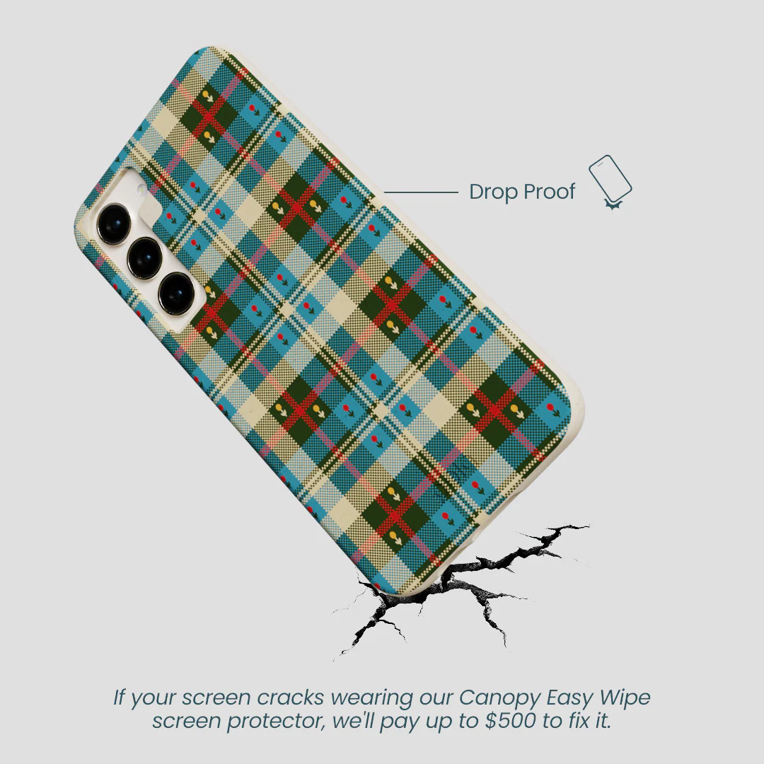 London Fog Plaid Picnic Samsung Galaxy S24+(Plus) Case - Image 5