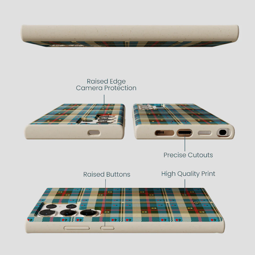 London Fog Plaid Picnic Samsung Galaxy S24 Ultra Case - Image 3